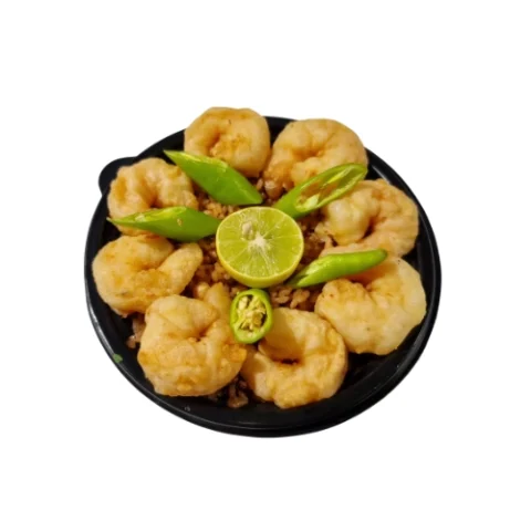 طبق ارز بالجمبري الكبير
